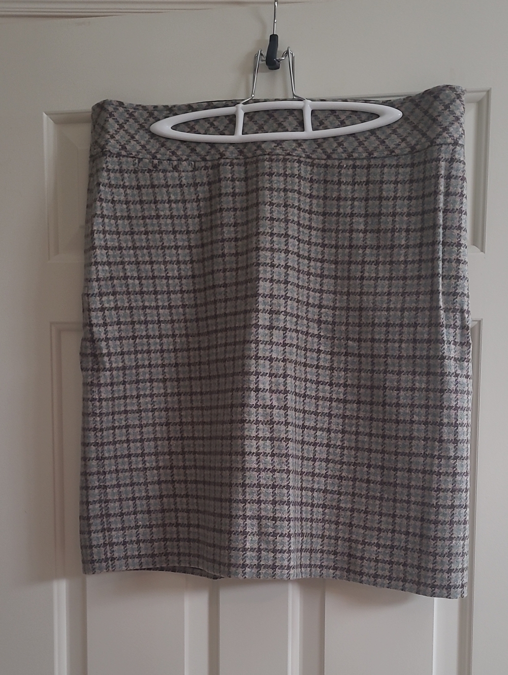 Green/BROWN Plaid Pencil Skirt - Classic Women's Skirt